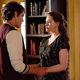 Jedidiah Goodacre and Danielle Rose Russell.